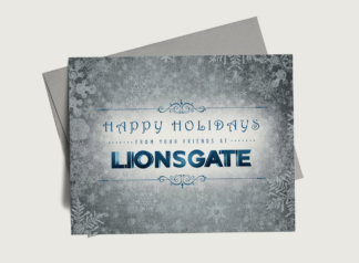 Tarjeta de Navidad de Lionsgate